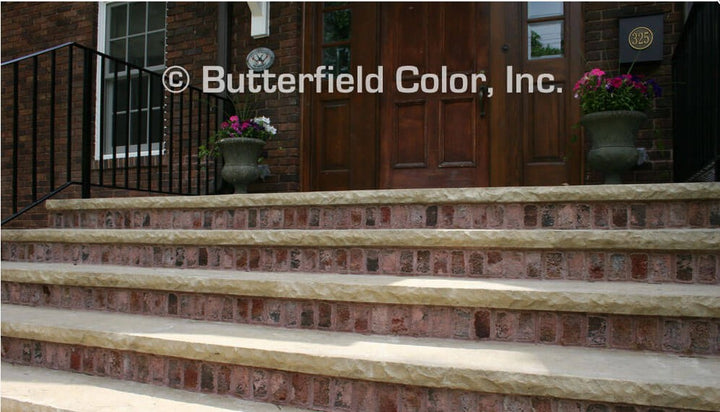 Cantilevered Cut Stone Step Liners