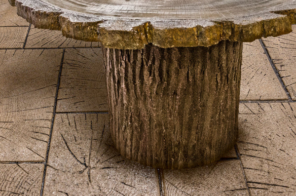 Heavy Bark Log Liner for 24" Concrete Form Tube